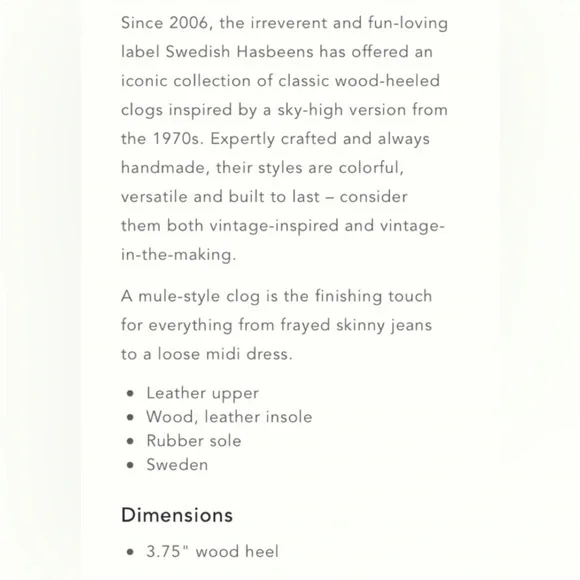 Swedish hasbeen clogs - Picture 6 of 6